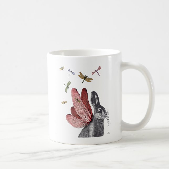 Dragonfly Hare Tasse (Rechts)