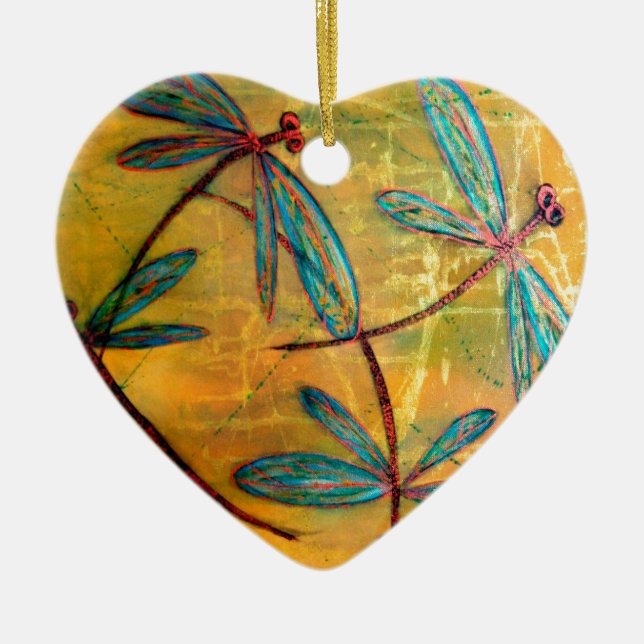 Dragonfly Haze Keramikornament (Vorne)