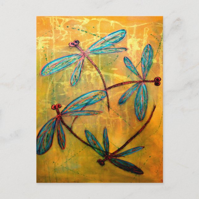 Dragonfly Haze Postkarte (Vorderseite)