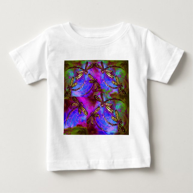 Dragonfly Hippy Flit Baby T-shirt (Vorderseite)