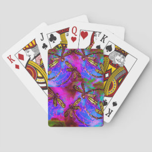 Dragonfly Hippy Flit Spielkarten