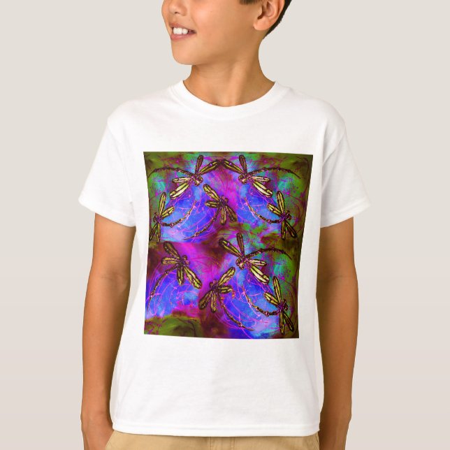 Dragonfly Hippy Flit T-Shirt (Vorderseite)