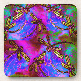 Dragonfly Hippy Flit Untersetzer