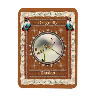 Dragonfly - Illusion - Vinyl Flexi Magnet