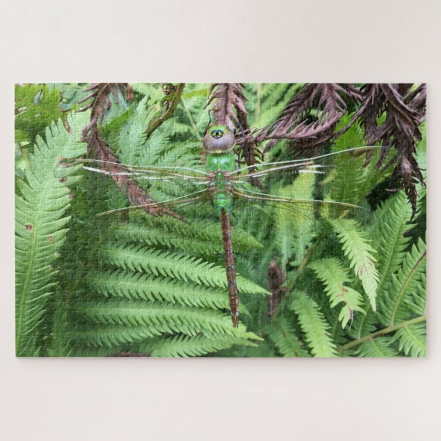 Dragonfly im Garden Puzzle (Horizontal)