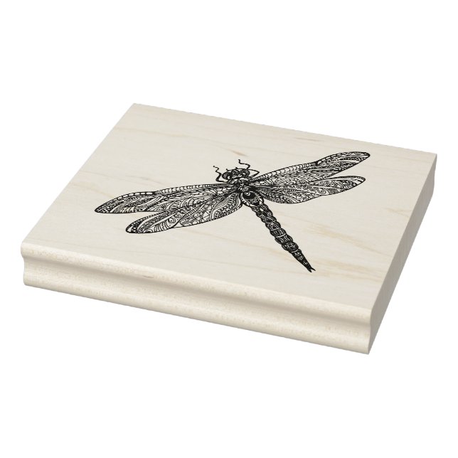 Dragonfly im Stil Gummistempel (Stempel)