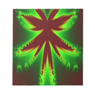 Dragonfly in Flammen Notepad Notizblock