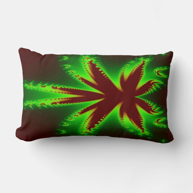 Dragonfly in Flammen Pillow Lendenkissen (Vorderseite)