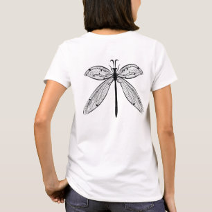 Dragonfly Insekt Kunst, Dichtung und Musik T-Shirt