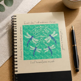 Dragonfly | Inspirational Spiral Notebook Notizblock