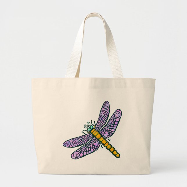 Dragonfly Jumbo Stoffbeutel (Vorne)
