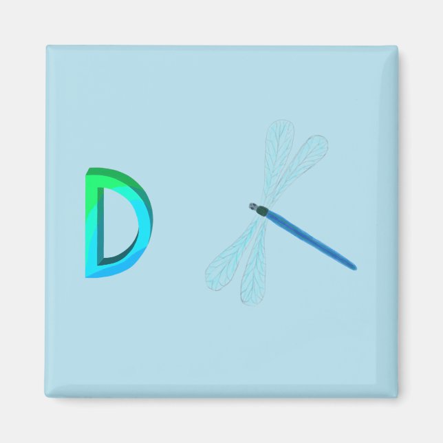 Dragonfly-Kühlschrankmagnet Magnet (Vorne)
