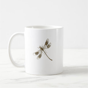 Dragonfly Leopard Print Swarm Nymph Animal Lover W Kaffeetasse