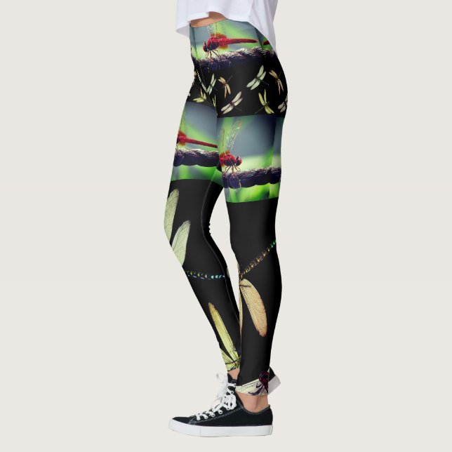 Dragonfly-Liebhaber - Kompression Leggings (Links)
