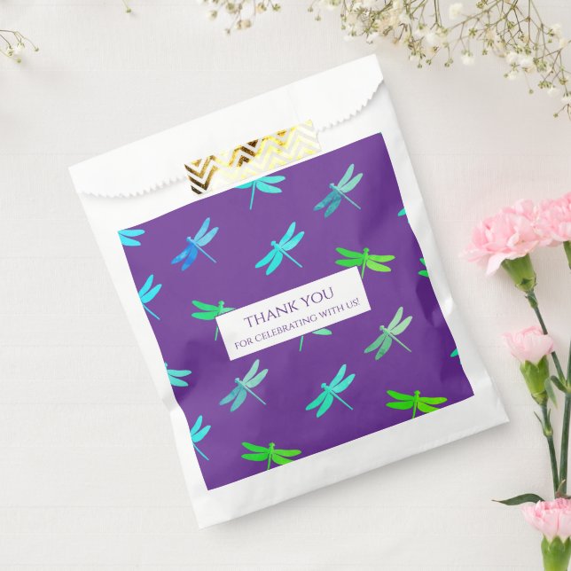 Dragonfly Lila Bright Boy Geburtstag Geschenktütchen (Versiegelt)