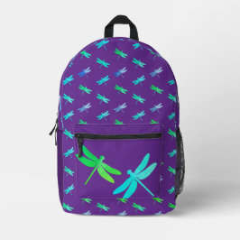 Dragonfly Lila Bright Kids Bedruckter Rucksack