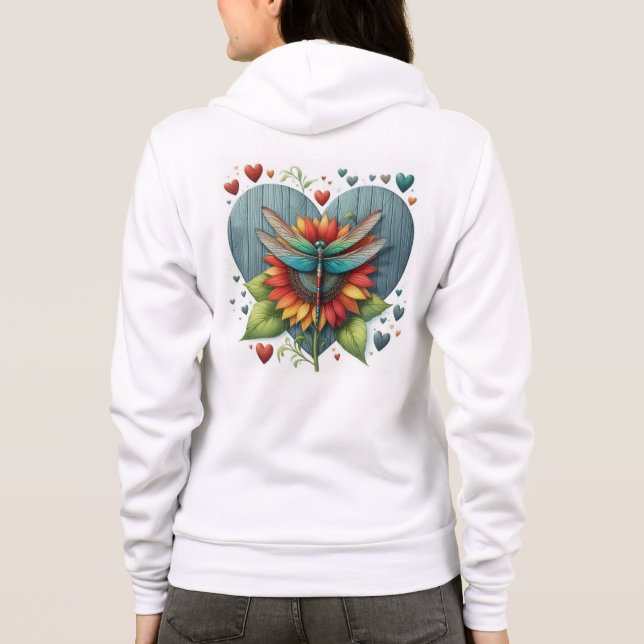 Dragonfly Love Hoodie (Rückseite)