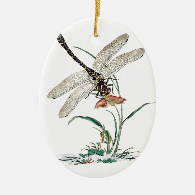 Dragonfly Magic Keramikornament (Vorne)