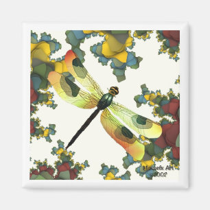 Dragonfly Magnet ( Herbstfarben)
