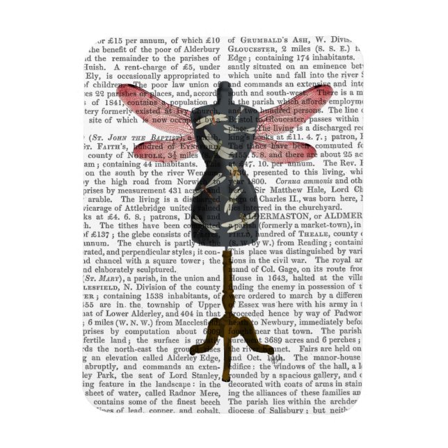 Dragonfly Mannequin Magnet (Vertikal)