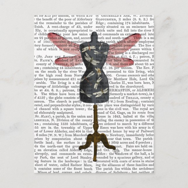 Dragonfly Mannequin Postkarte (Vorderseite)