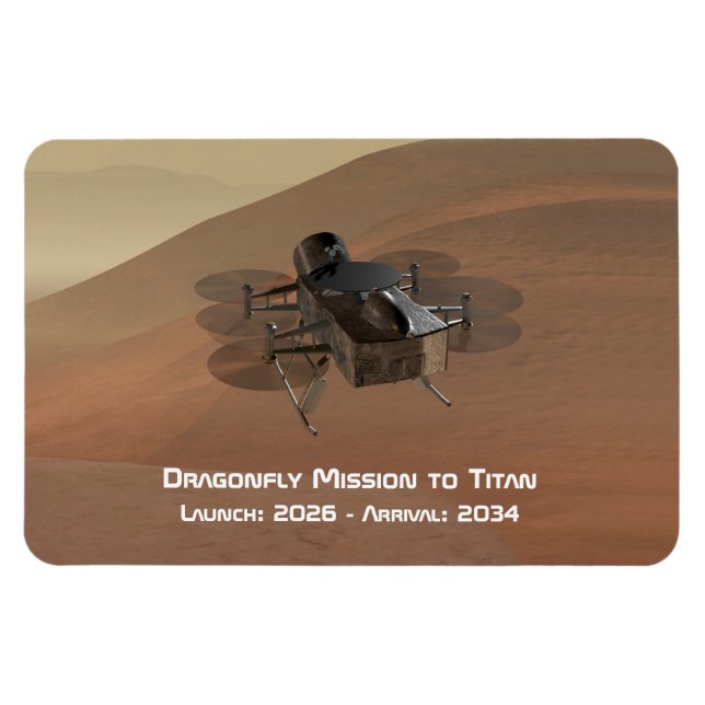 Dragonfly-Mission nach Titan Magnet (Horizontal)