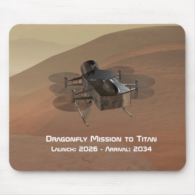Dragonfly-Mission nach Titan Mousepad (Vorne)
