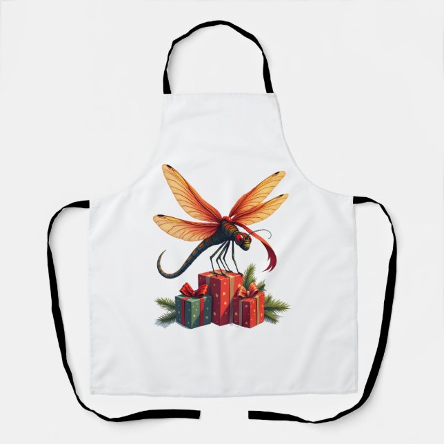 Dragonfly mit Geschenkklatsche Schürze (Vorderseite)
