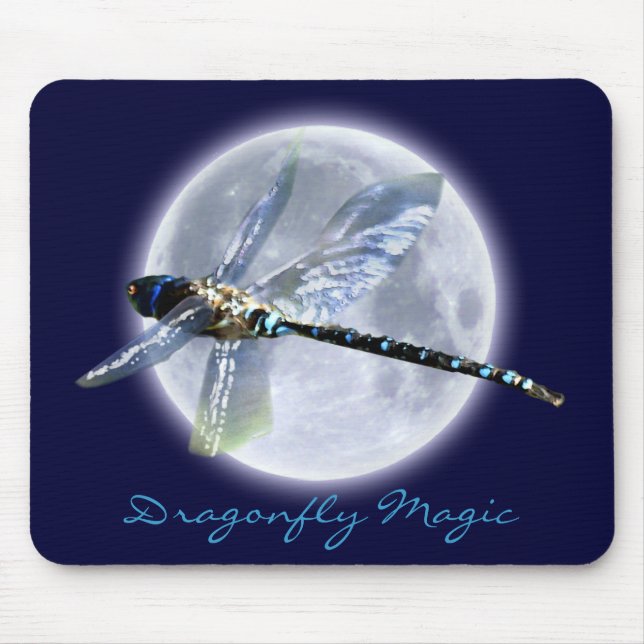 DRAGONFLY & MOON Fantasy Mousepad (Vorne)