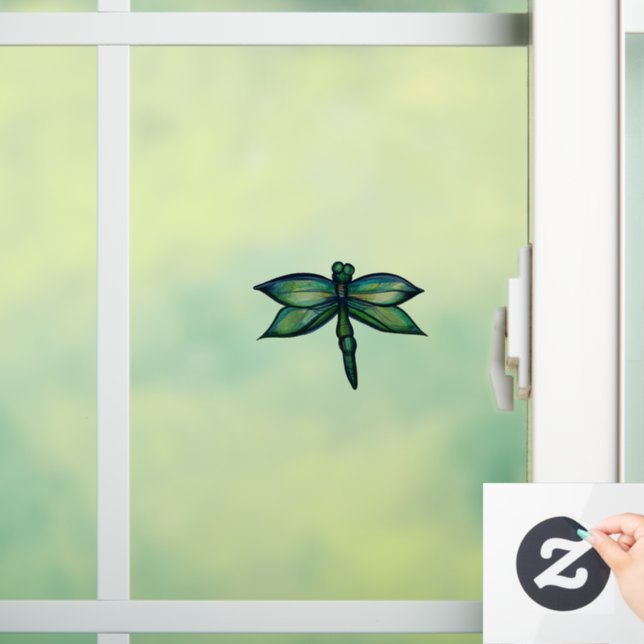 Dragonfly Nature Art Dragonflies Fensteraufkleber (Zuhause)