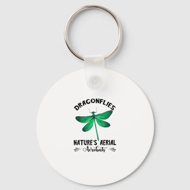 Dragonfly Nature Insect Nature's Aerial Acrobat Dr Schlüsselanhänger (Vorderseite)