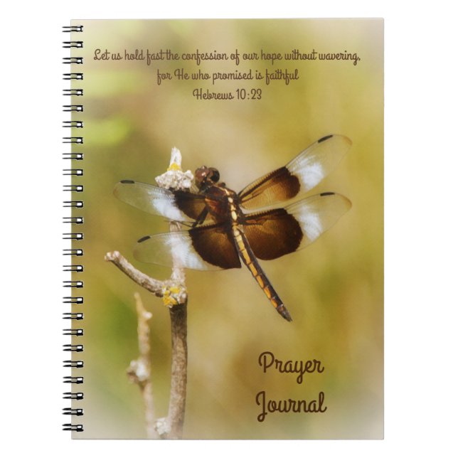 Dragonfly Nature Prayer Journal Notizblock (Vorderseite)