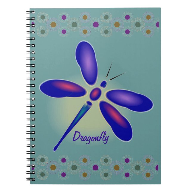 Dragonfly-Notebook Notizblock (Vorderseite)