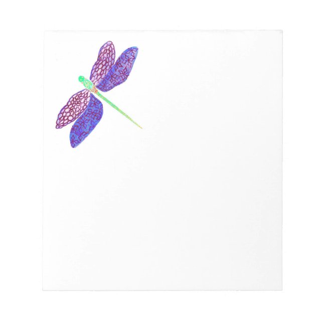 Dragonfly Notepad Notizblock (Vorderseite)
