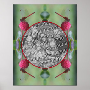 Dragonfly On Dogwood Frucht Gestalten Sie Ihr eige Poster