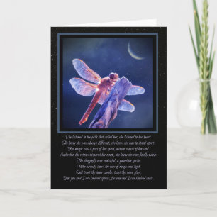 Dragonfly Pagan Wicca Inspiriert Geburtstag Karte
