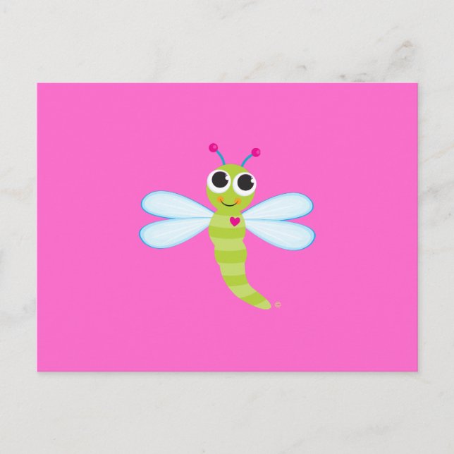 Dragonfly Postkarte (Vorderseite)