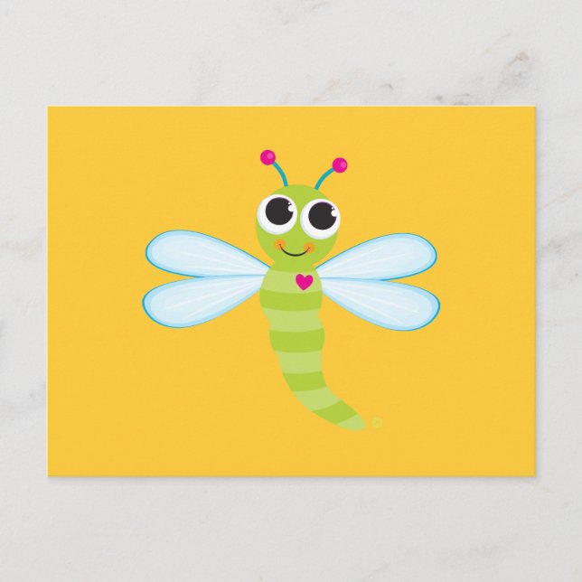 Dragonfly Postkarte (Vorderseite)