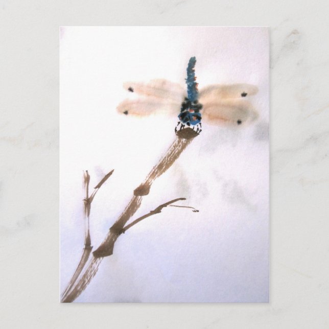 Dragonfly Postkarte (Vorderseite)