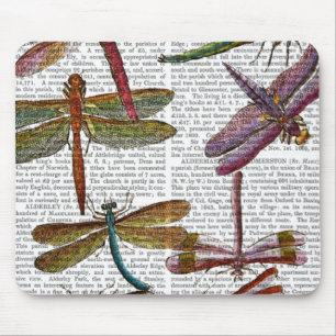 Dragonfly Print 3 Mousepad