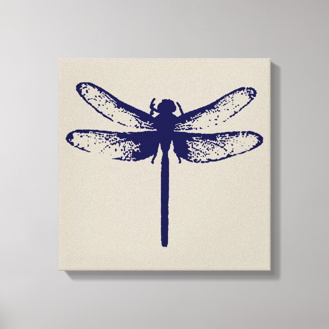 Dragonfly Print Leinwanddruck (Vorderseite)