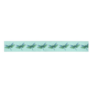 Dragonfly ribbon Blue Green spring colors Ripsband