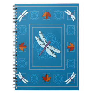 Dragonfly Ripples Notizblock