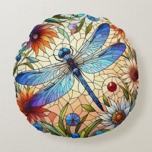 Dragonfly Round Kissen