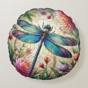 Dragonfly Round Kissen
