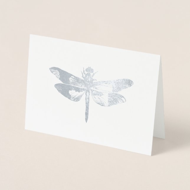 Dragonfly Shimmer Folienkarte (Vorderseite)