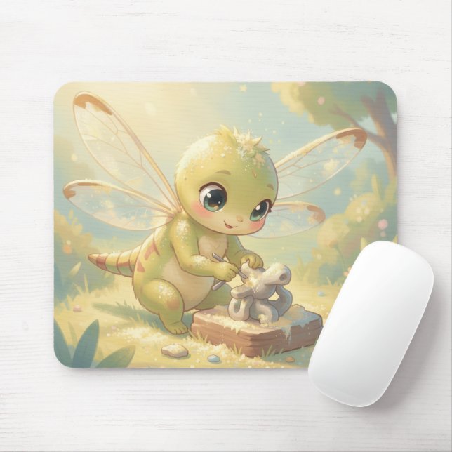 Dragonfly – Star Nectar of the Silent Night Mousepad (Mit Mouse)