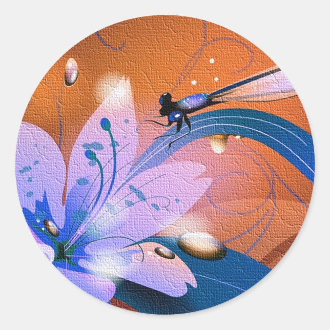 Dragonfly Stickers (Vorderseite)