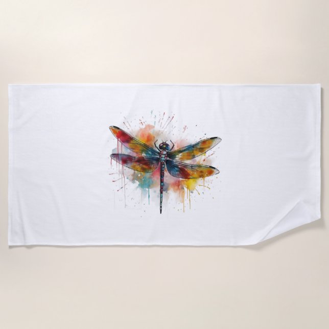 Dragonfly Strandtuch (Vorderseite)