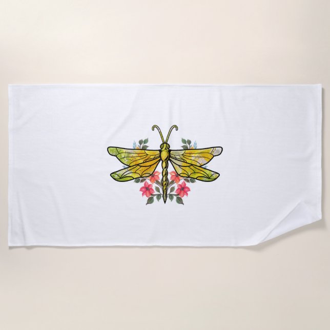 Dragonfly Strandtuch (Vorderseite)